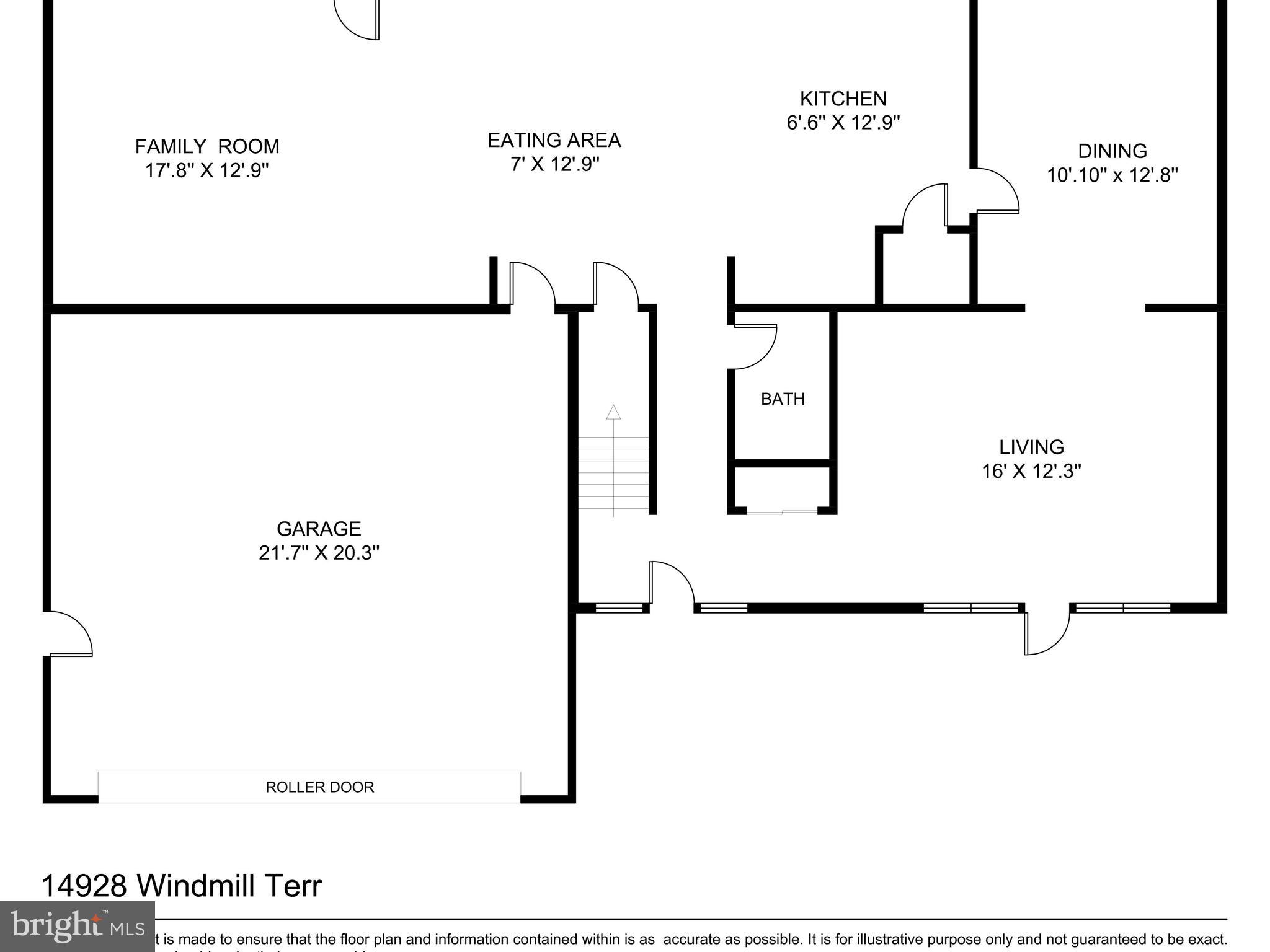 14928 Windmill Terrace Silver Spring, MD 20905 - Photo 41 of 43 Main level floor plan