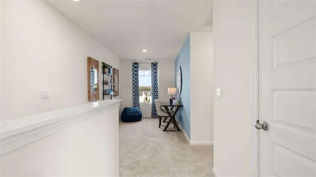 a view of a living room and a window