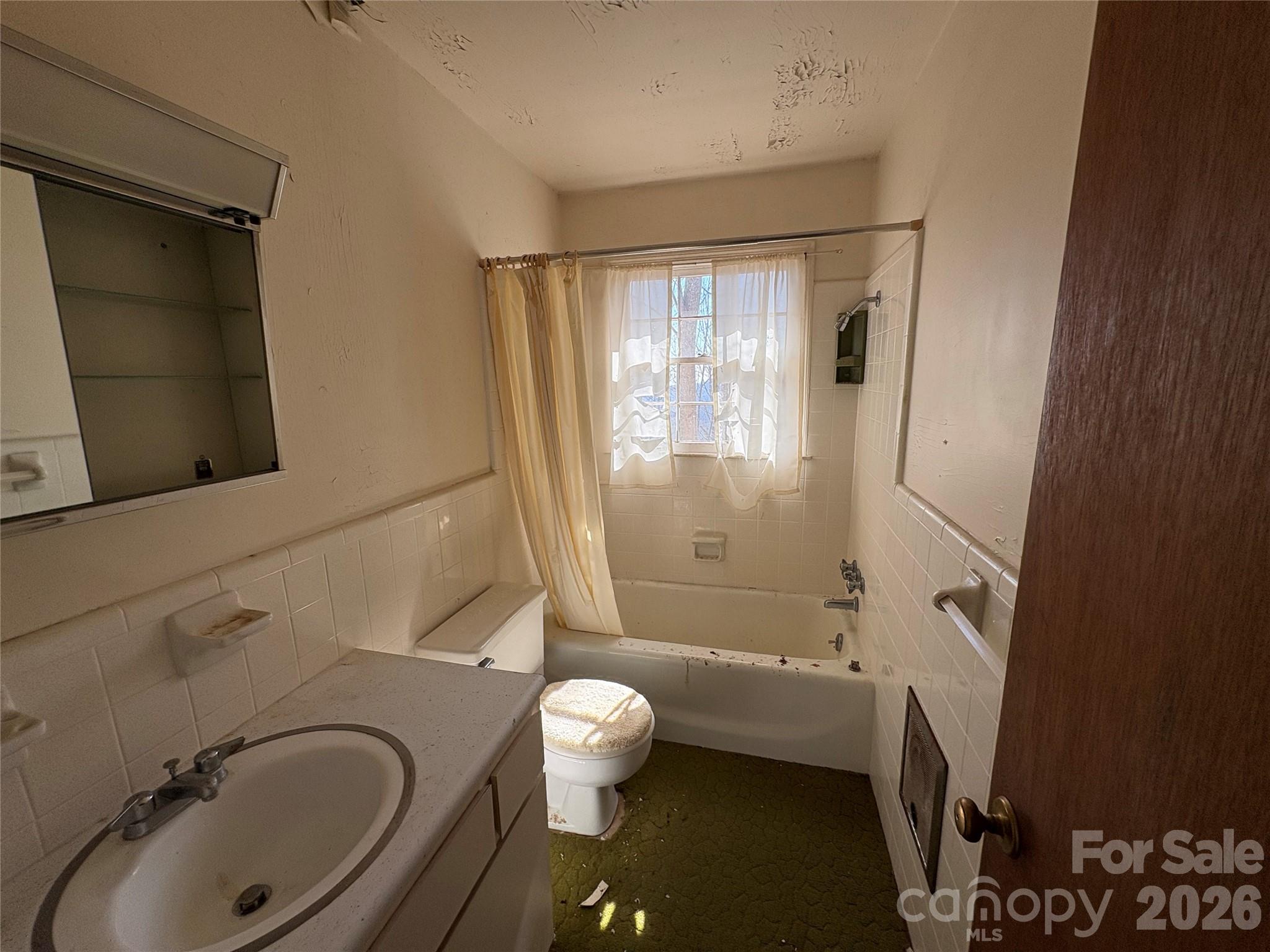 700 Summit Road Tryon, NC 28782 - Photo 18 of 27 a bathroom with a sink toilet and shower
