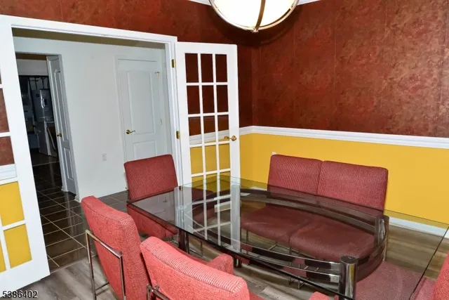 a view of an outdoor seating area