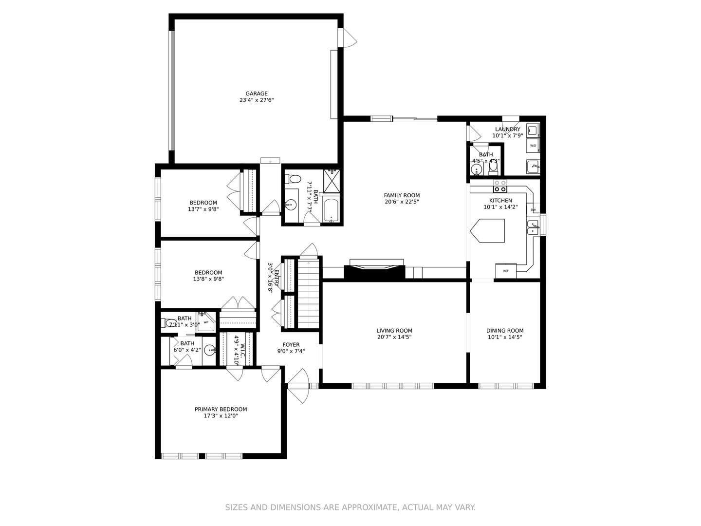 25 Princeton Road Hinsdale, IL 60521 - Photo 38 of 39 a picture of a floor plan