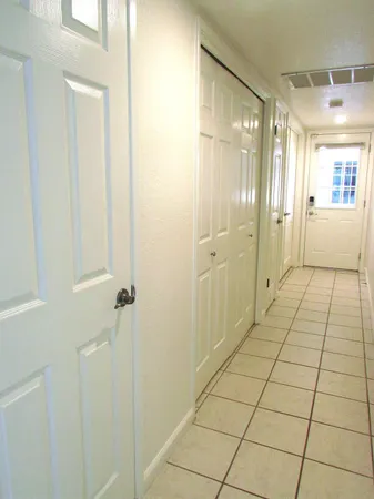 a view of a bathroom with a shower