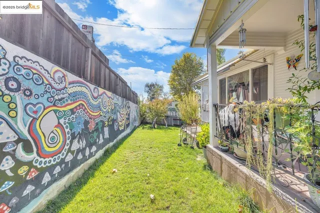 a view of swimming pool with outdoor seating