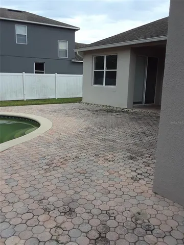 a view of outdoor space swimming pool