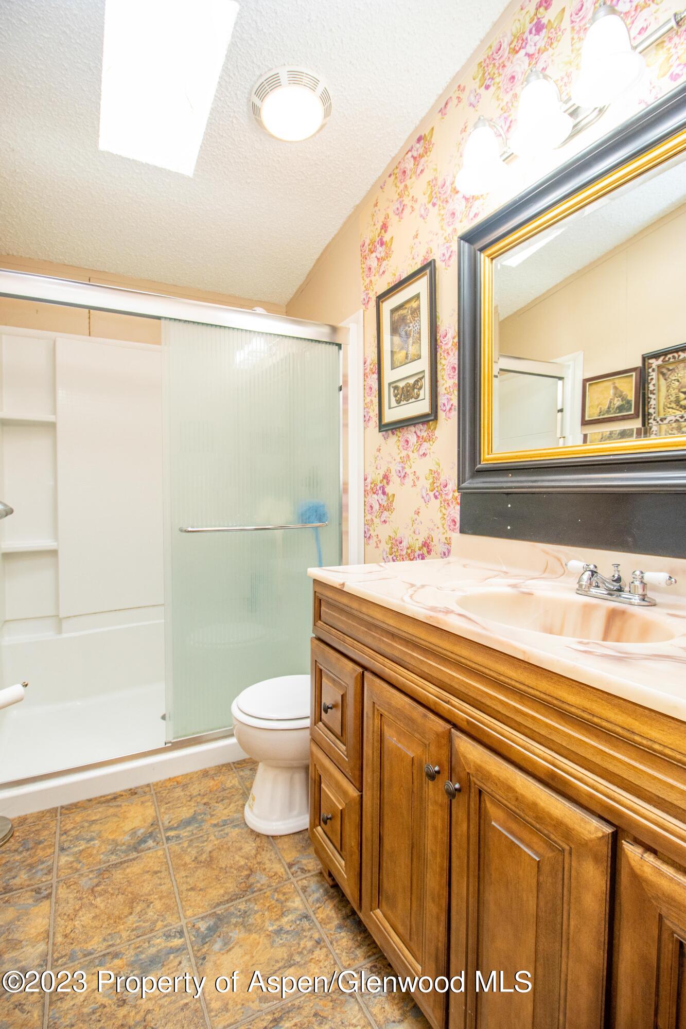 2345 County Road 306 Parachute, CO 81635 - Photo 12 of 29 a bathroom with a sink a toilet and a shower
