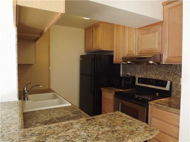 Kitchen from nook area