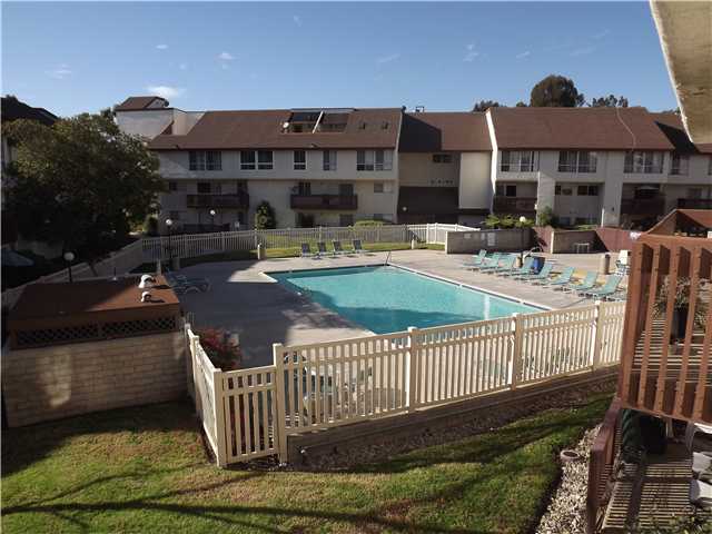 6171 Rancho Mission Road, Unit 205 San Diego, CA 92108 - Photo 7 of 9 Pool view from balcony