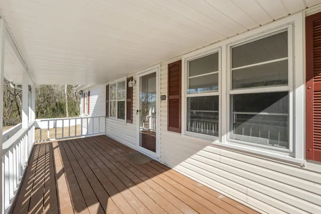 a view of a house with a balcony