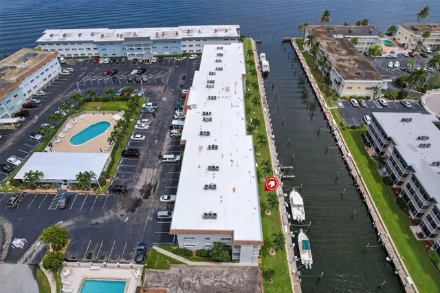 a view of swimming pool with garden