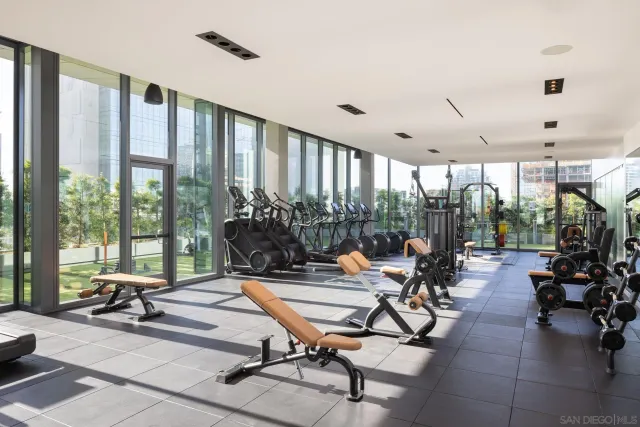 a living room filled with furniture