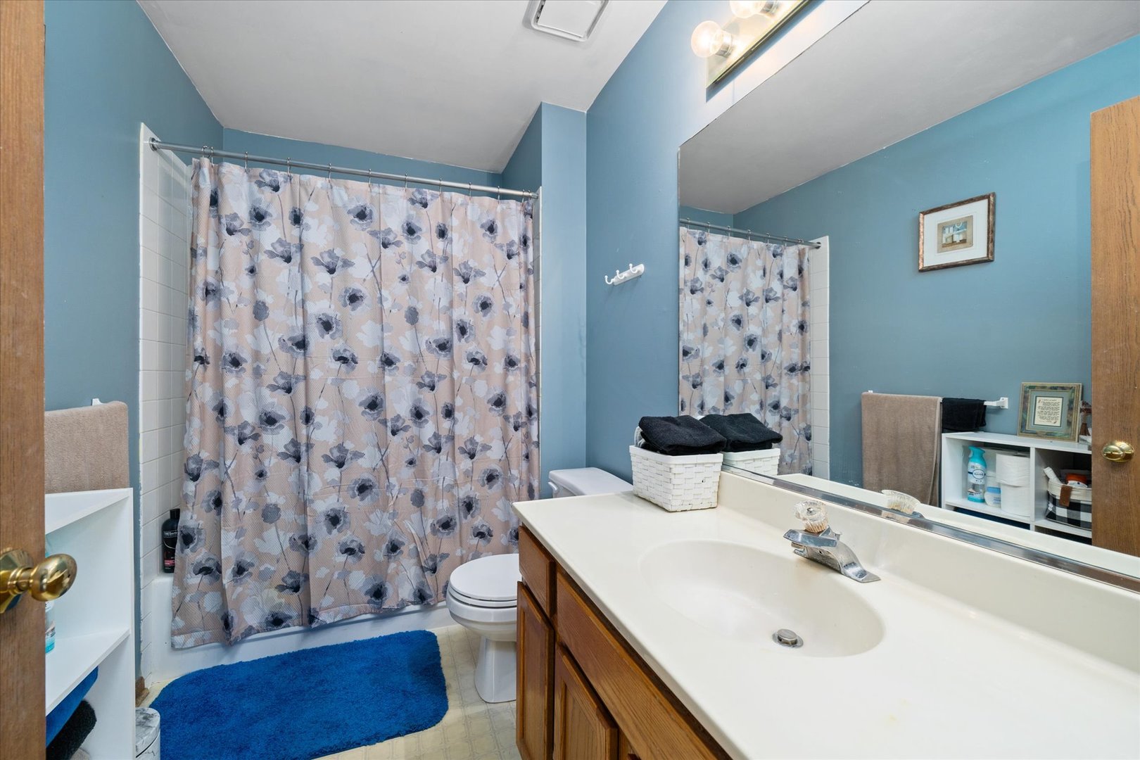 376 Brookhaven Circle Sugar Grove, IL 60554 - Photo 22 of 33 a bathroom with a sink toilet and shower