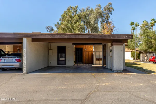 a view of a car garage