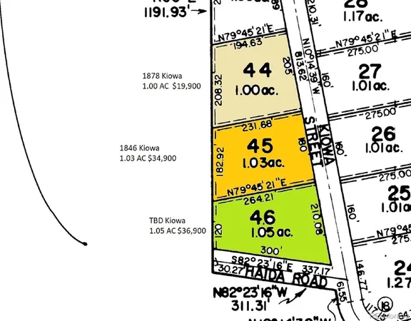 $21,900 | 1878 Kiowa Street, Como, CO 80456
