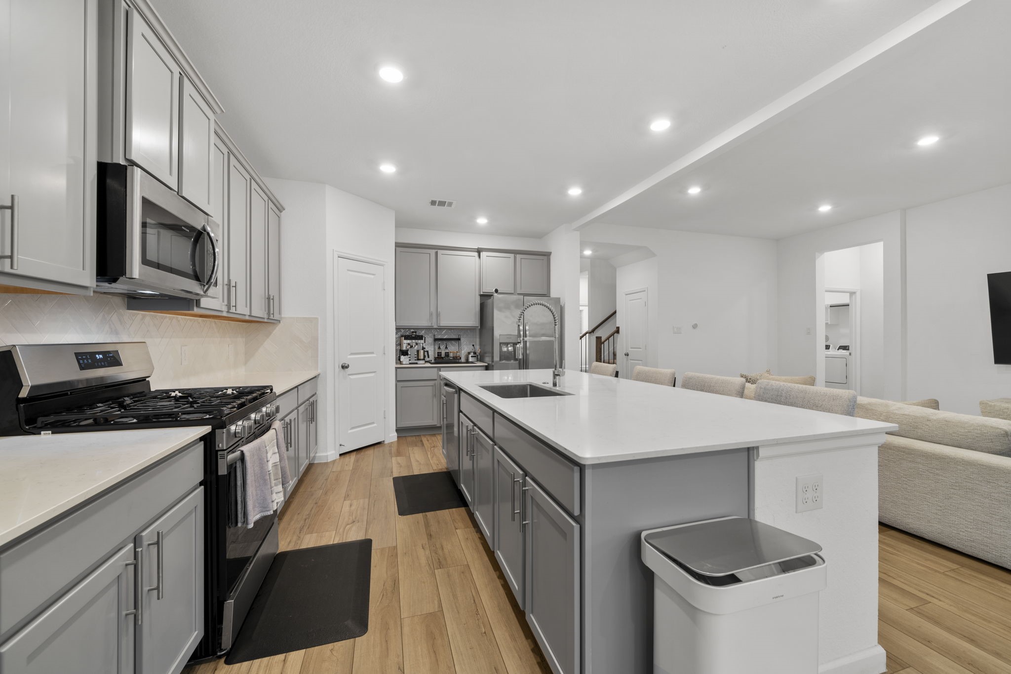3704 Field Coast Lane Rosenberg, TX 77469 - Photo 12 of 49 Open kitchen flowing into main living space