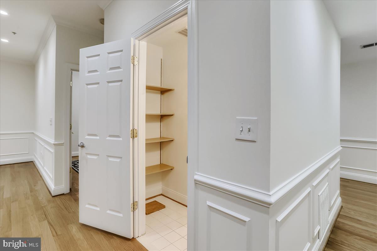 1229 12th Street Northwest, Unit B1 Washington, DC 20005 - Photo 10 of 43 Walk in pantry, easily converted to a half bath.