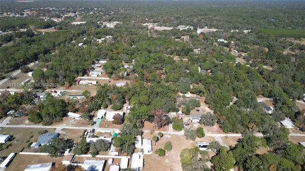 an aerial view of city