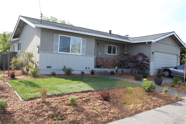 2135 Mission Boulevard Santa Rosa, CA 95409 - Photo 1 of 1 Front yard with new lawn and automatic sprinklers