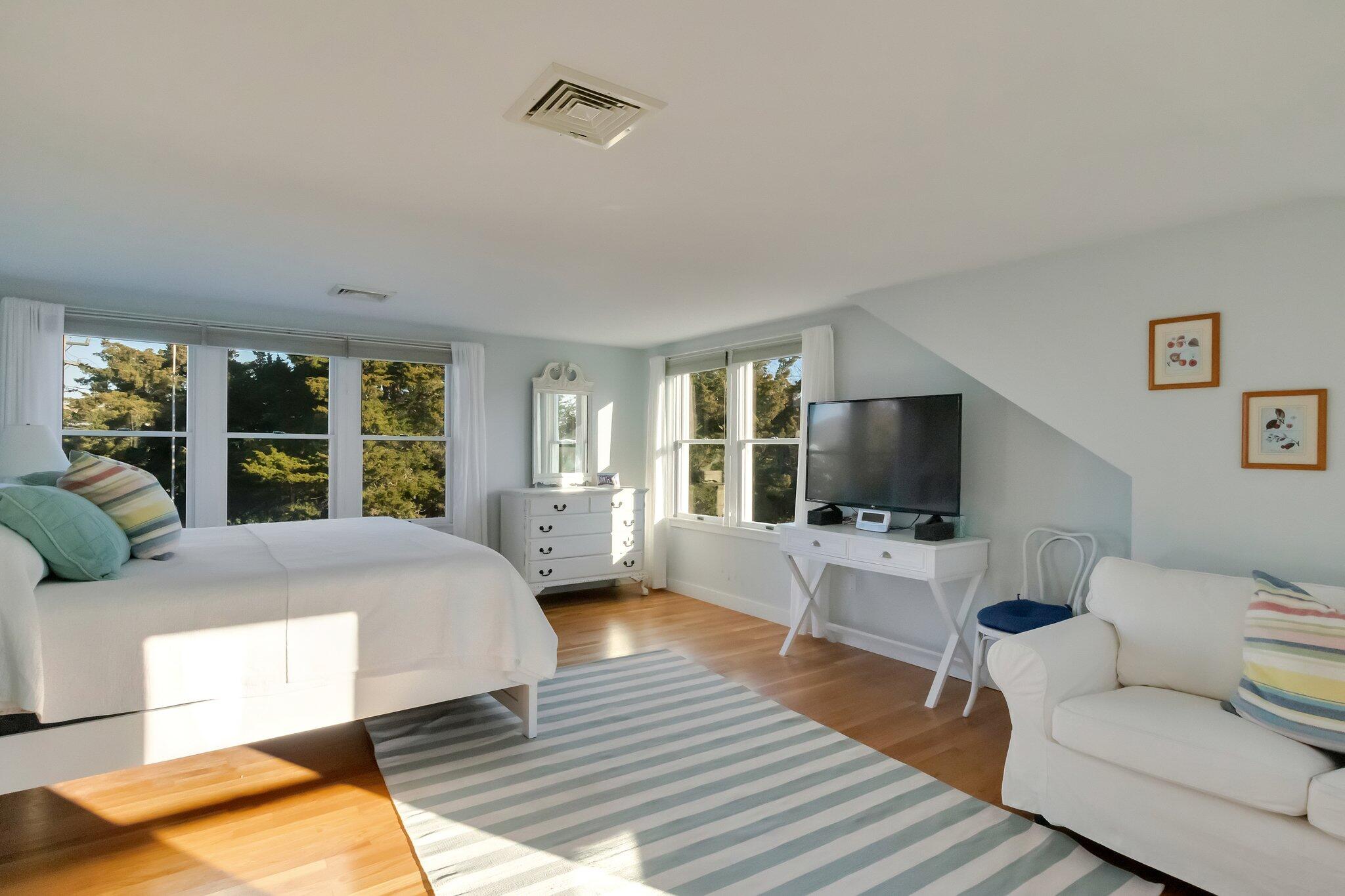 35 Mill Pond Road Orleans, MA 02653 - Photo 23 of 34 a living room with furniture and a flat screen tv