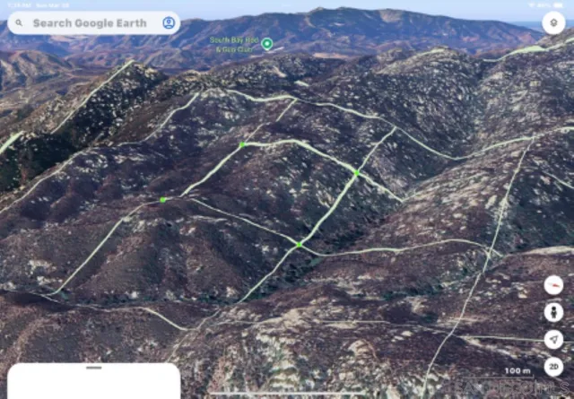 a view of city and mountain