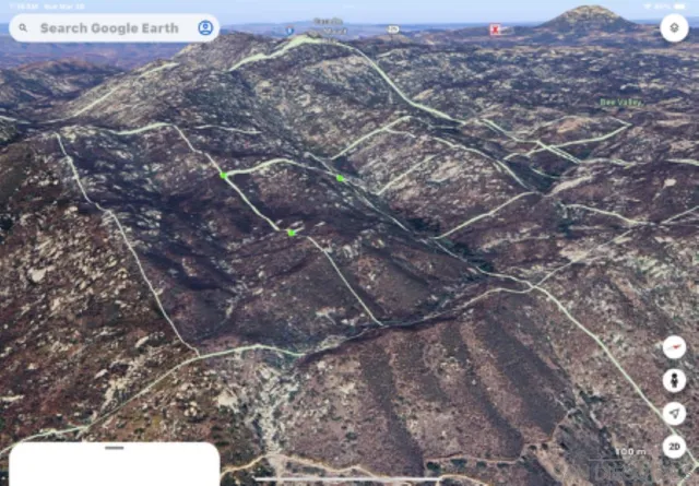 a view of city and mountain