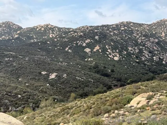 a view of a mountain range view