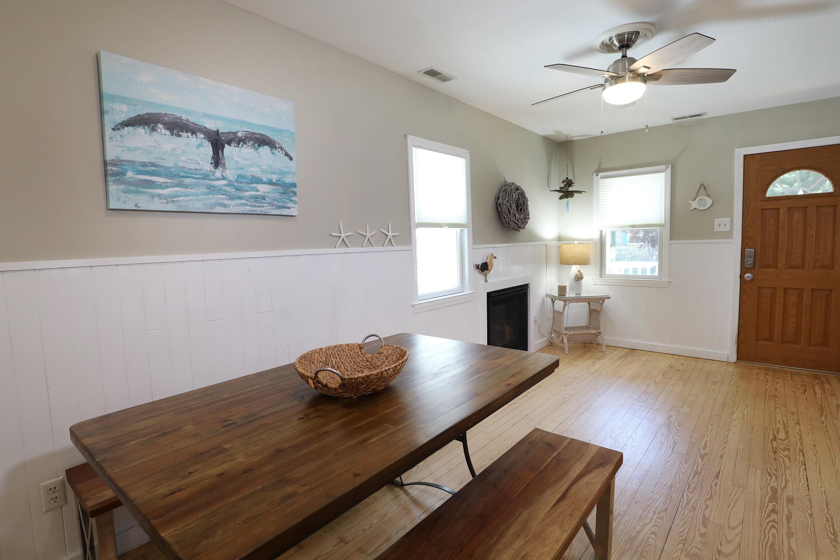 21 Beverly Road Cape May, NJ 08204 - Photo 24 of 38 a view of a workspace with furniture and a fireplace