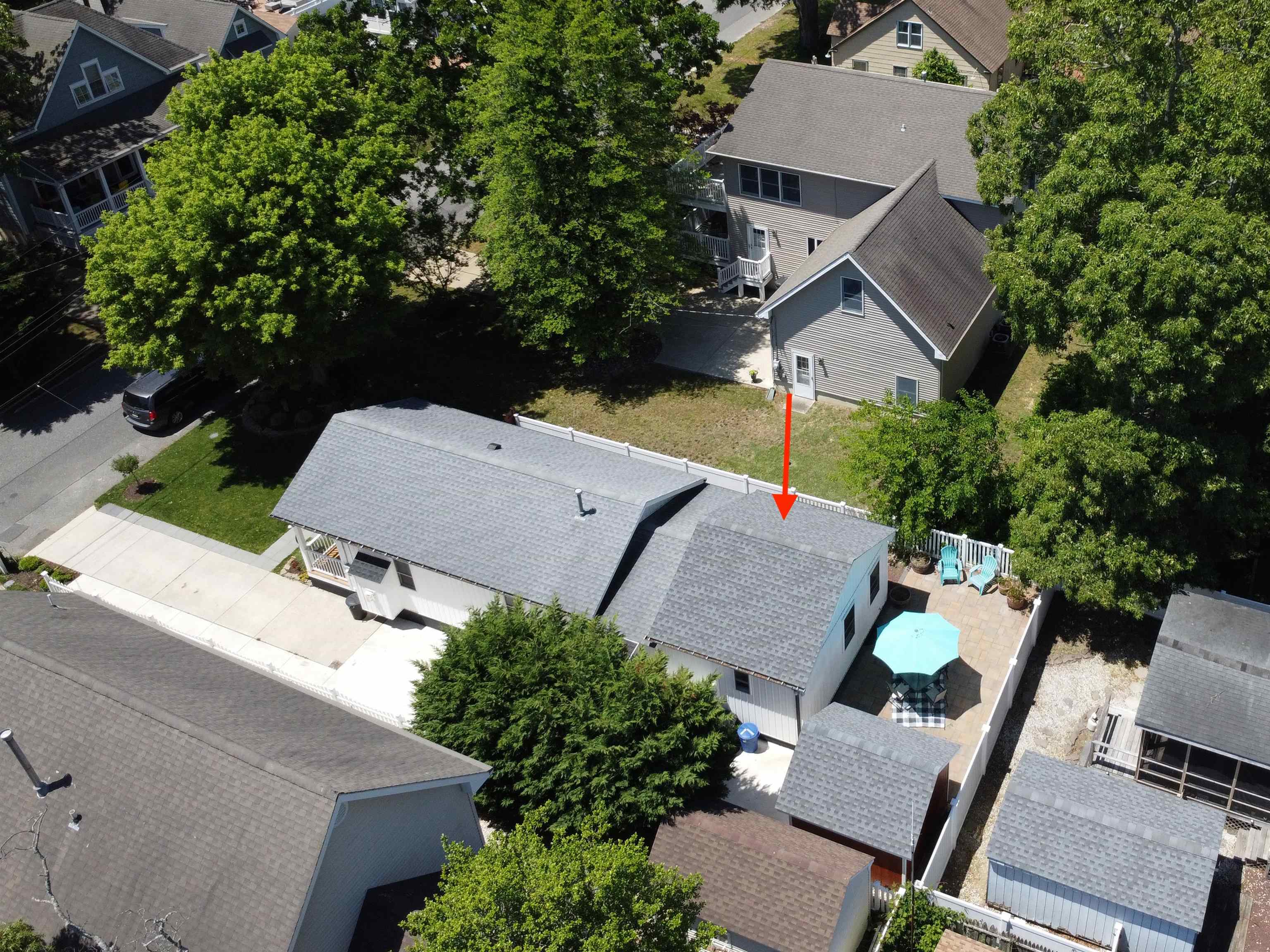 21 Beverly Road Cape May, NJ 08204 - Photo 37 of 38 an aerial view of house with yard swimming pool and outdoor seating