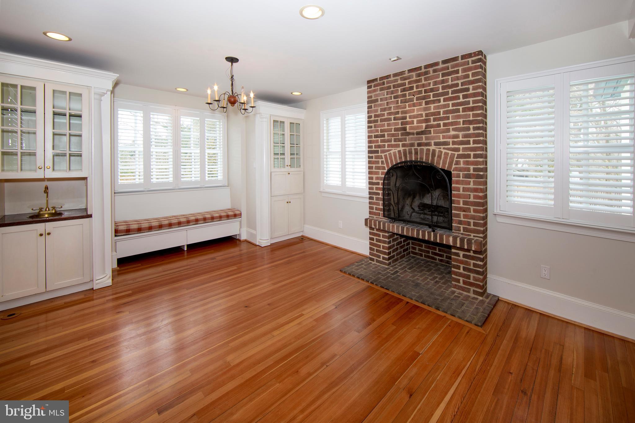 321 Baintree Road Bryn Mawr, PA 19010 - Photo 21 of 33 Breakfast Room with sitting area & fireplace