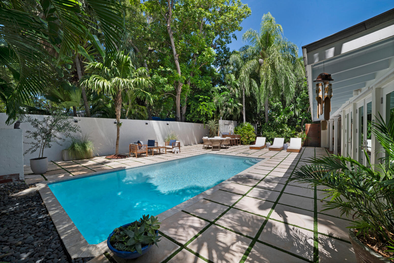 1322 George Street Key West, FL 33040 - Photo 5 of 52 a view of a backyard with sitting area