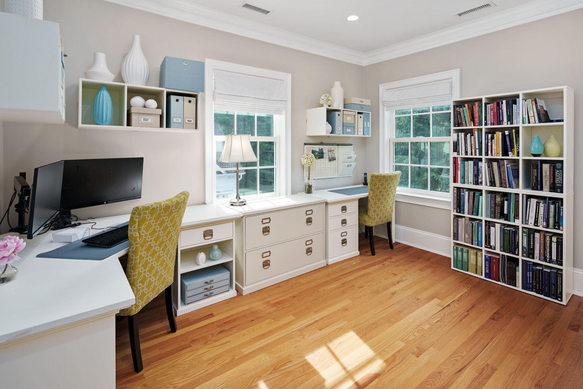 4 Parade Hill Road New Canaan, CT 06840 - Photo 20 of 50 a view of a workspace with furniture and bathroom