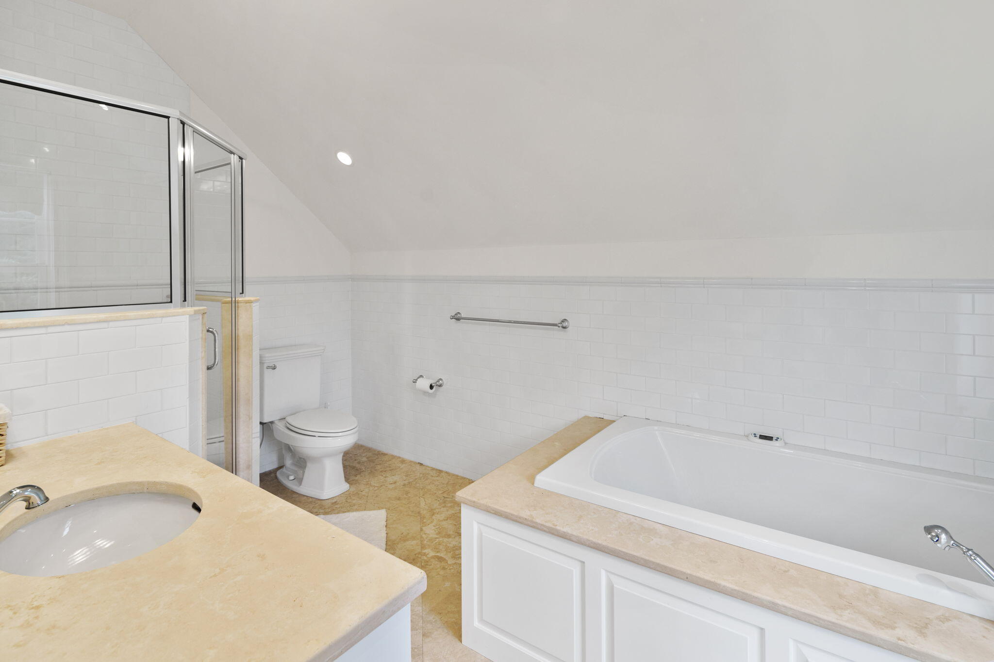 4 Parade Hill Road New Canaan, CT 06840 - Photo 30 of 50 a bathroom with a sink and a toilet
