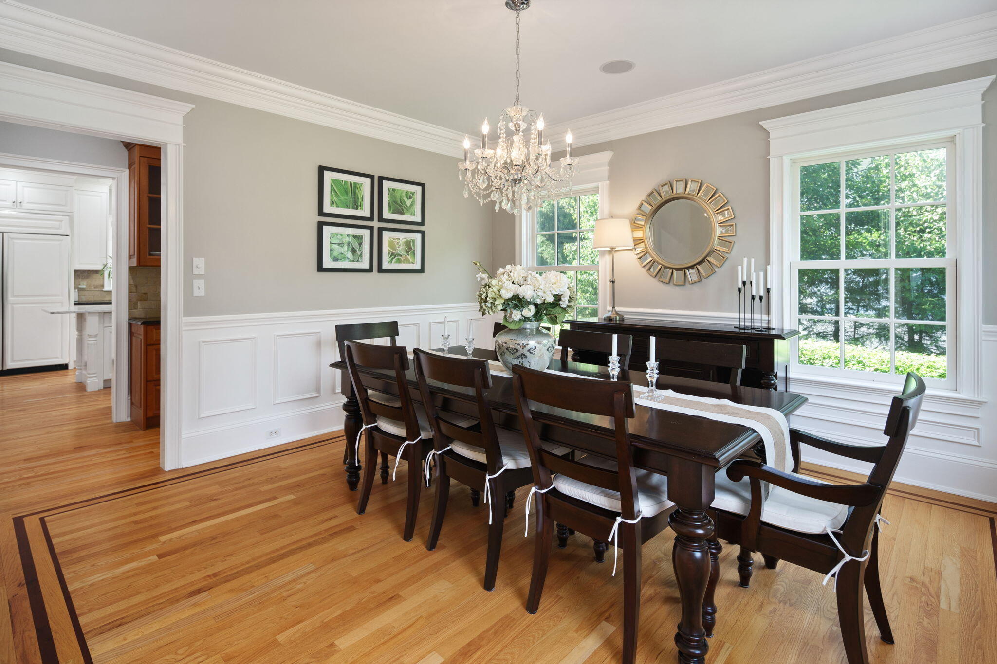 4 Parade Hill Road New Canaan, CT 06840 - Photo 8 of 50 a view of a dining room with furniture window and wooden floor