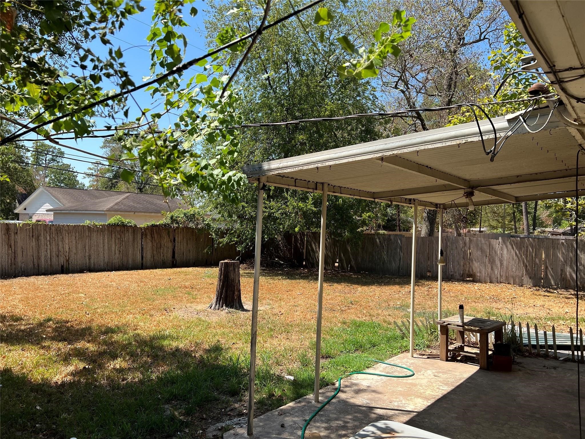 410 Broad Ripple Drive Houston, TX 77336 - Photo 9 of 9 a view of outdoor space yard and patio