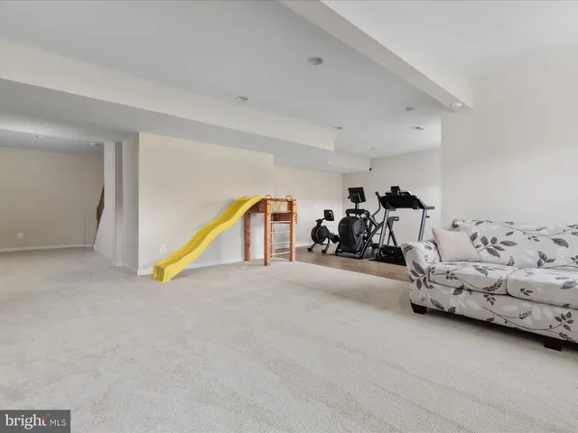 a view of a yard with an outdoor space