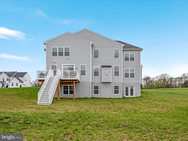 a view of a garden with an outdoor space