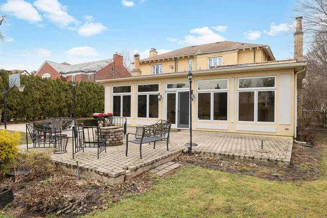 a view of a house with a patio