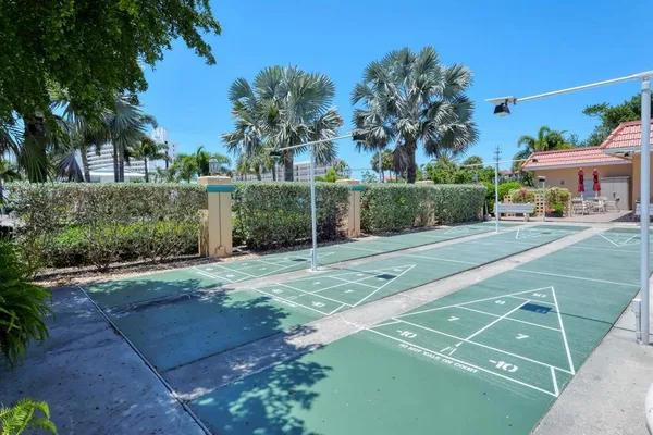 a view of a basketball court