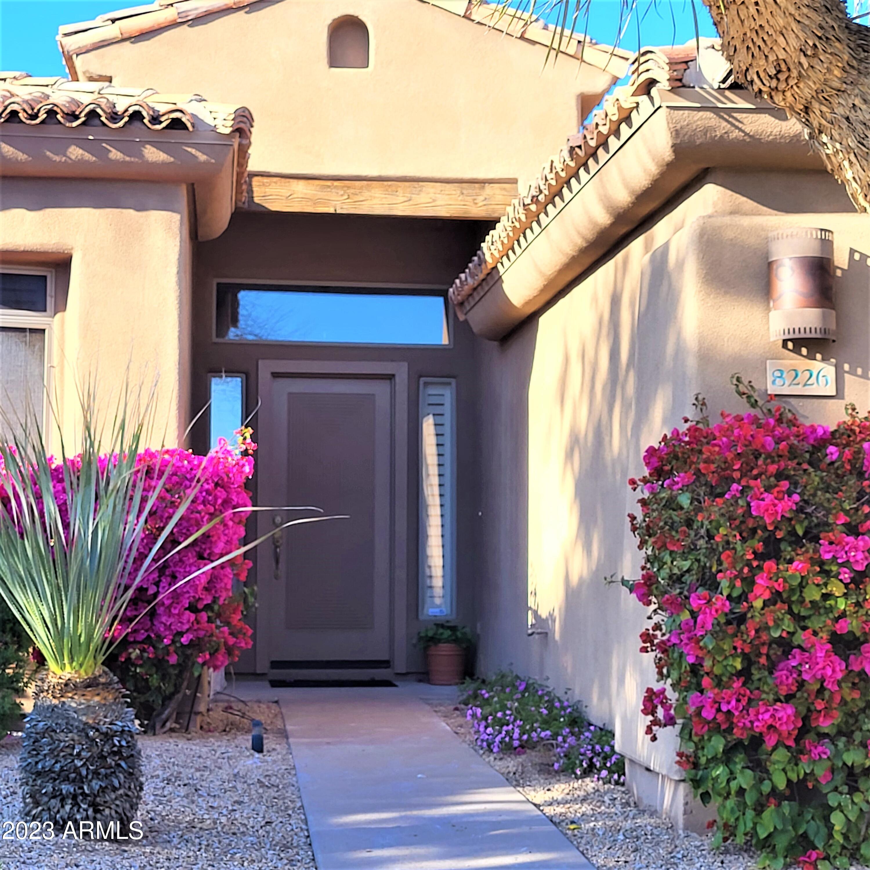 8226 East Mountain Spring Road Scottsdale, AZ 85255 - Photo 9 of 35 Flowered Entry