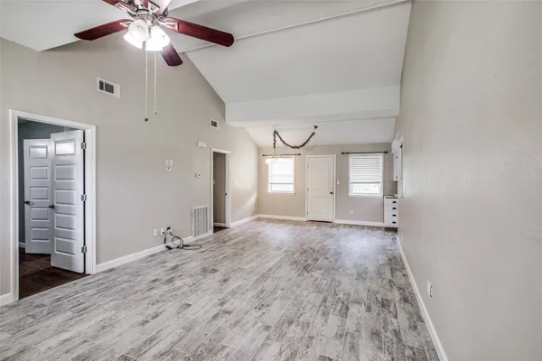 wooden floor in an empty room