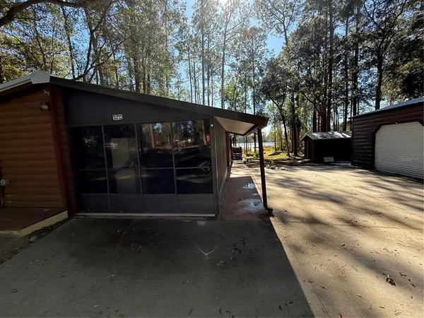 a view of outdoor space with seating area