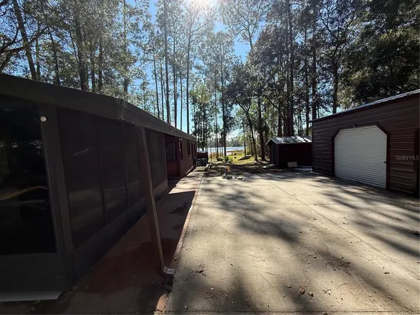 a view of outdoor space with deck