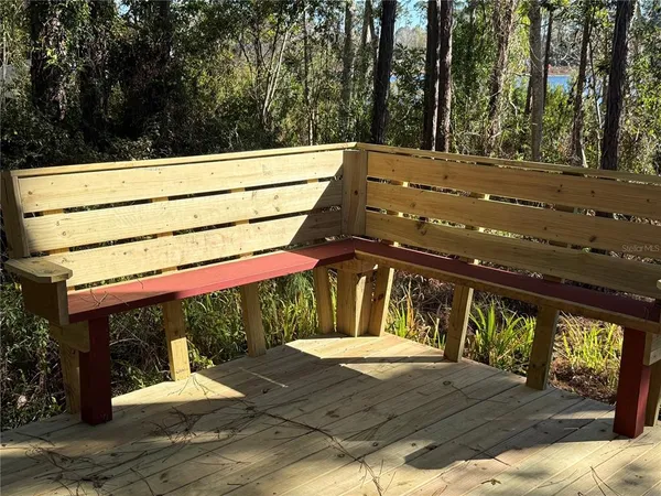 a view of outdoor space with seating area