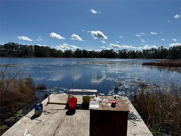 a view of a small house with a small yard