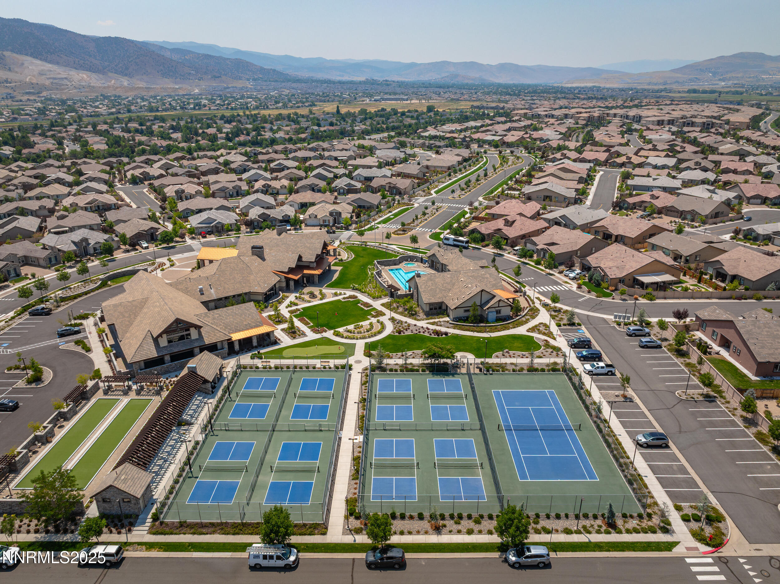 2280 Hyperion Lane Reno, NV 89521 - Photo 34 of 48 an aerial view of residential houses with yard