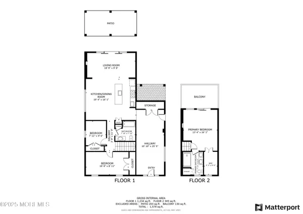 a building outdoor space with patio furniture and wooden floor