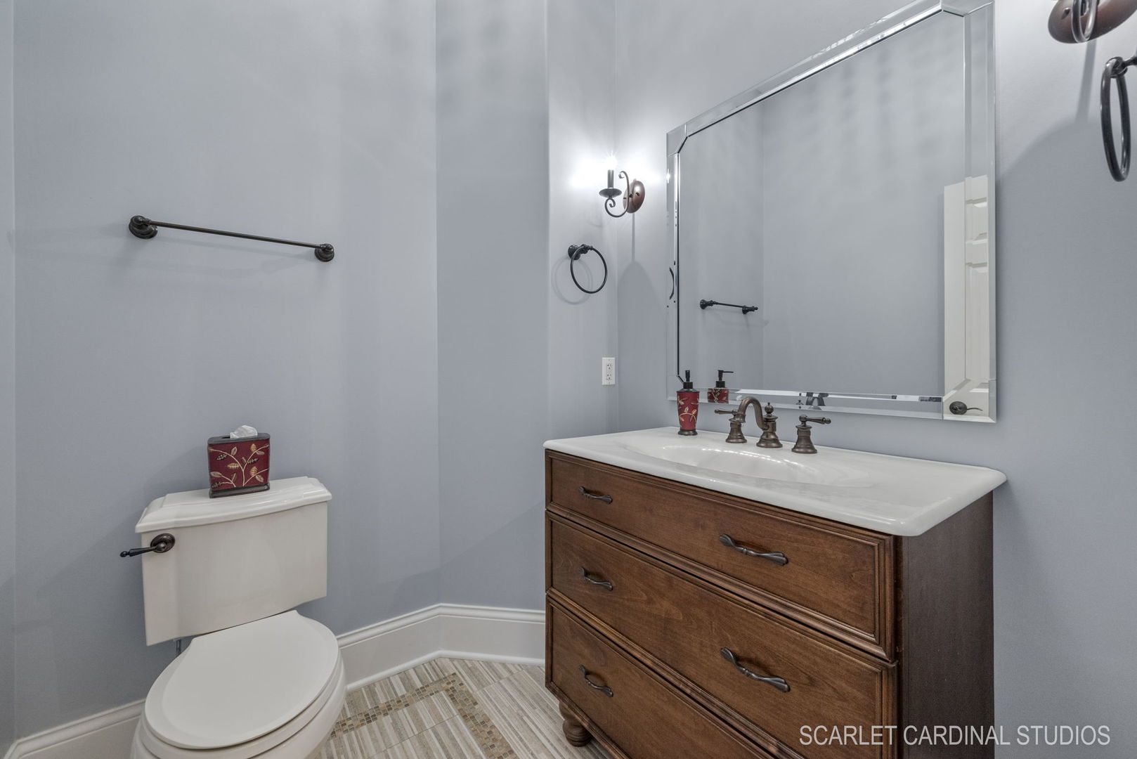 13334 Kerr Street Plainfield, IL 60585 - Photo 33 of 53 a bathroom with a sink vanity mirror and toilet
