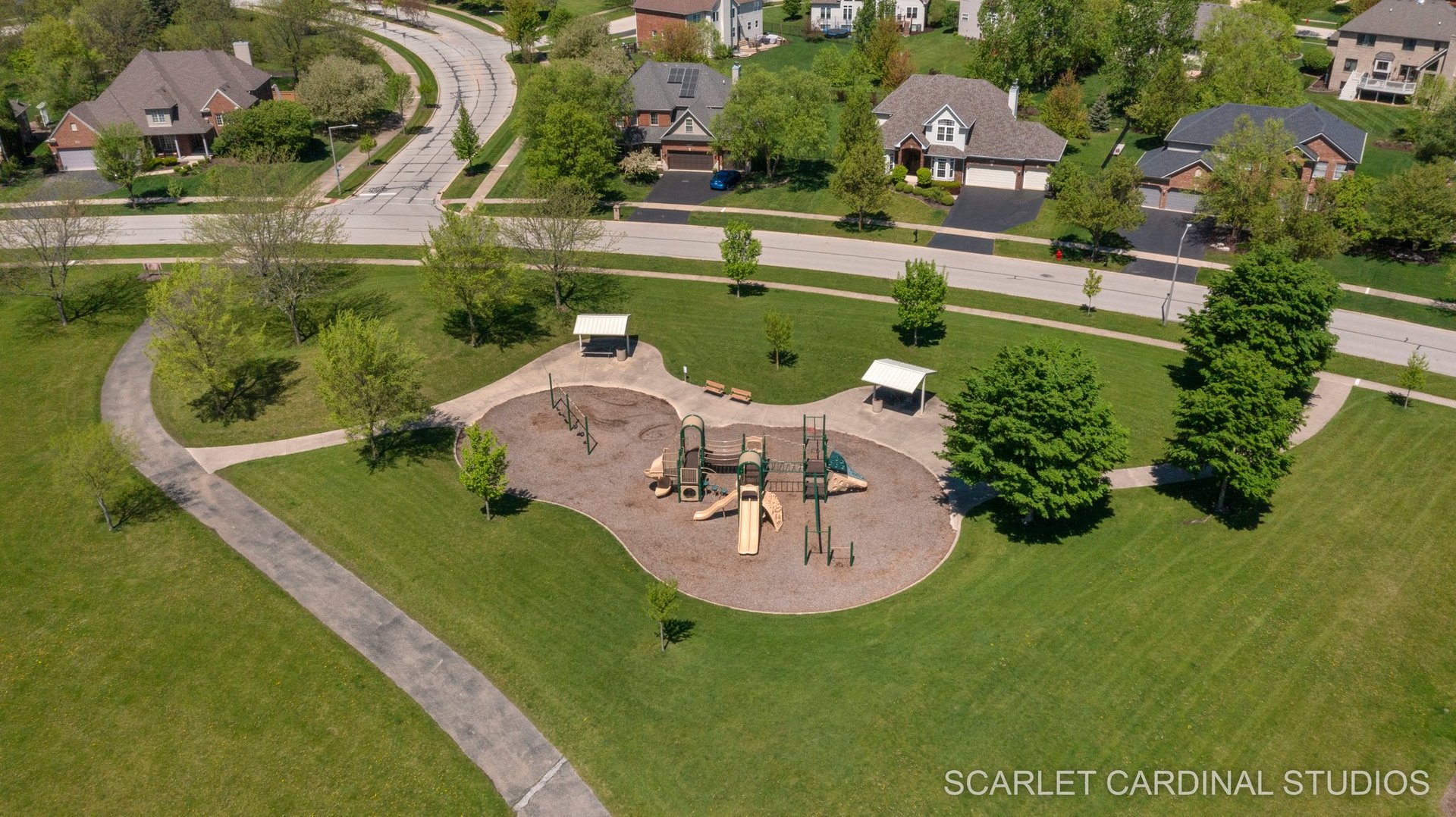 13334 Kerr Street Plainfield, IL 60585 - Photo 49 of 53 an aerial view of a house with outdoor space lake view