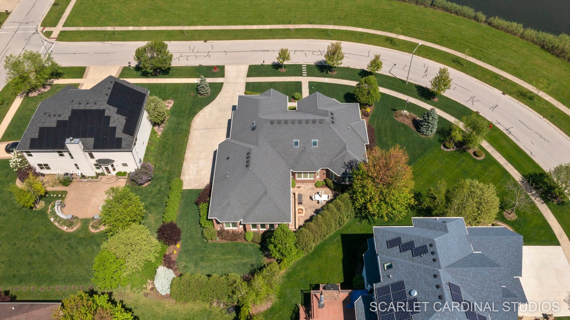 13334 Kerr Street Plainfield, IL 60585 - Photo 51 of 53 an aerial view of a house with a yard