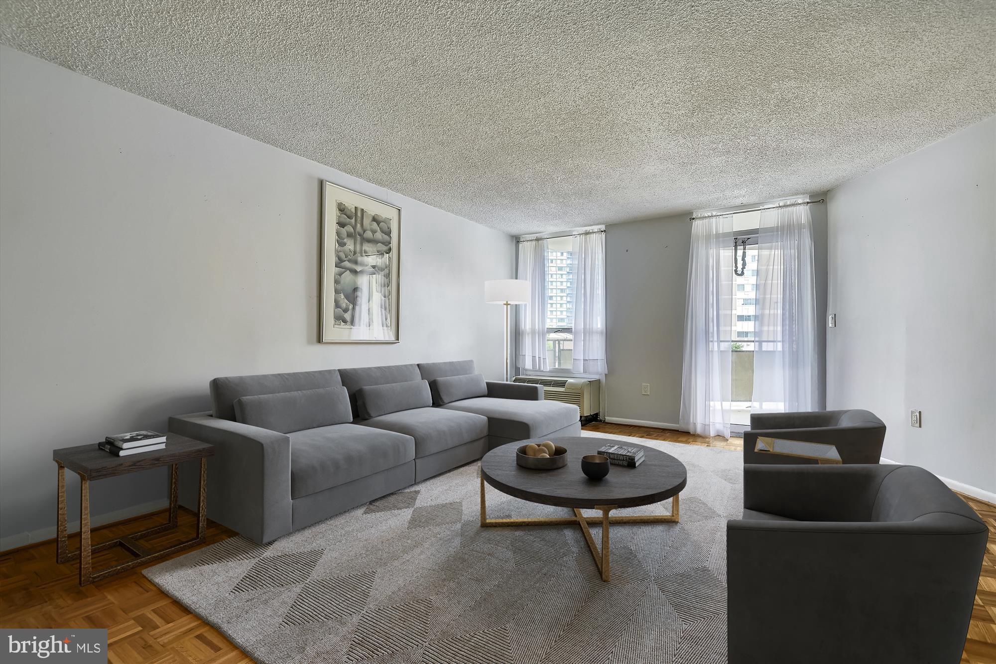 205 East Joppa Road, Unit 201 Towson, MD 21286 - Photo 12 of 37 Virtually staged living room