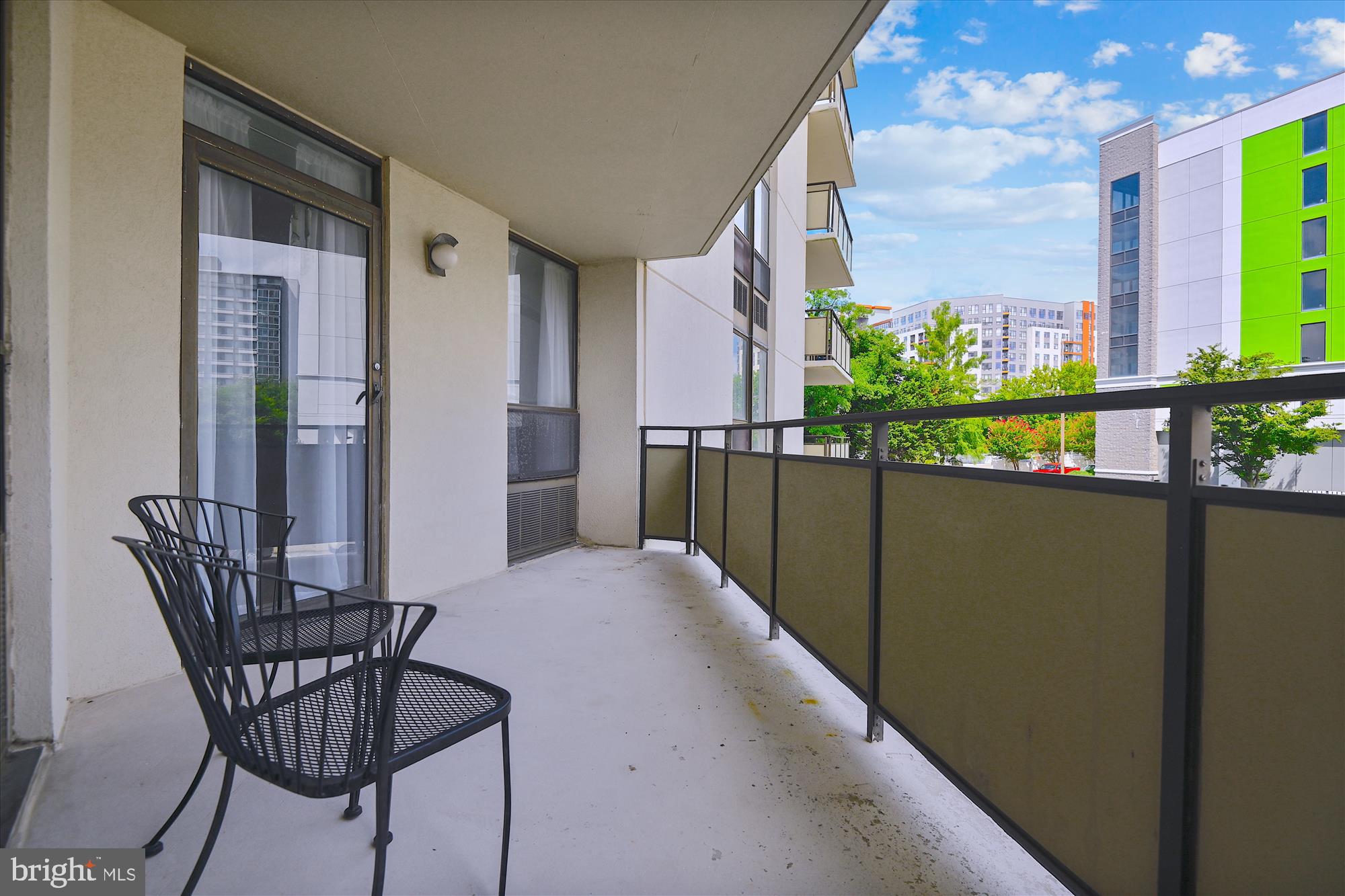 205 East Joppa Road, Unit 201 Towson, MD 21286 - Photo 22 of 37 Very large balcony, room for a table and chairs